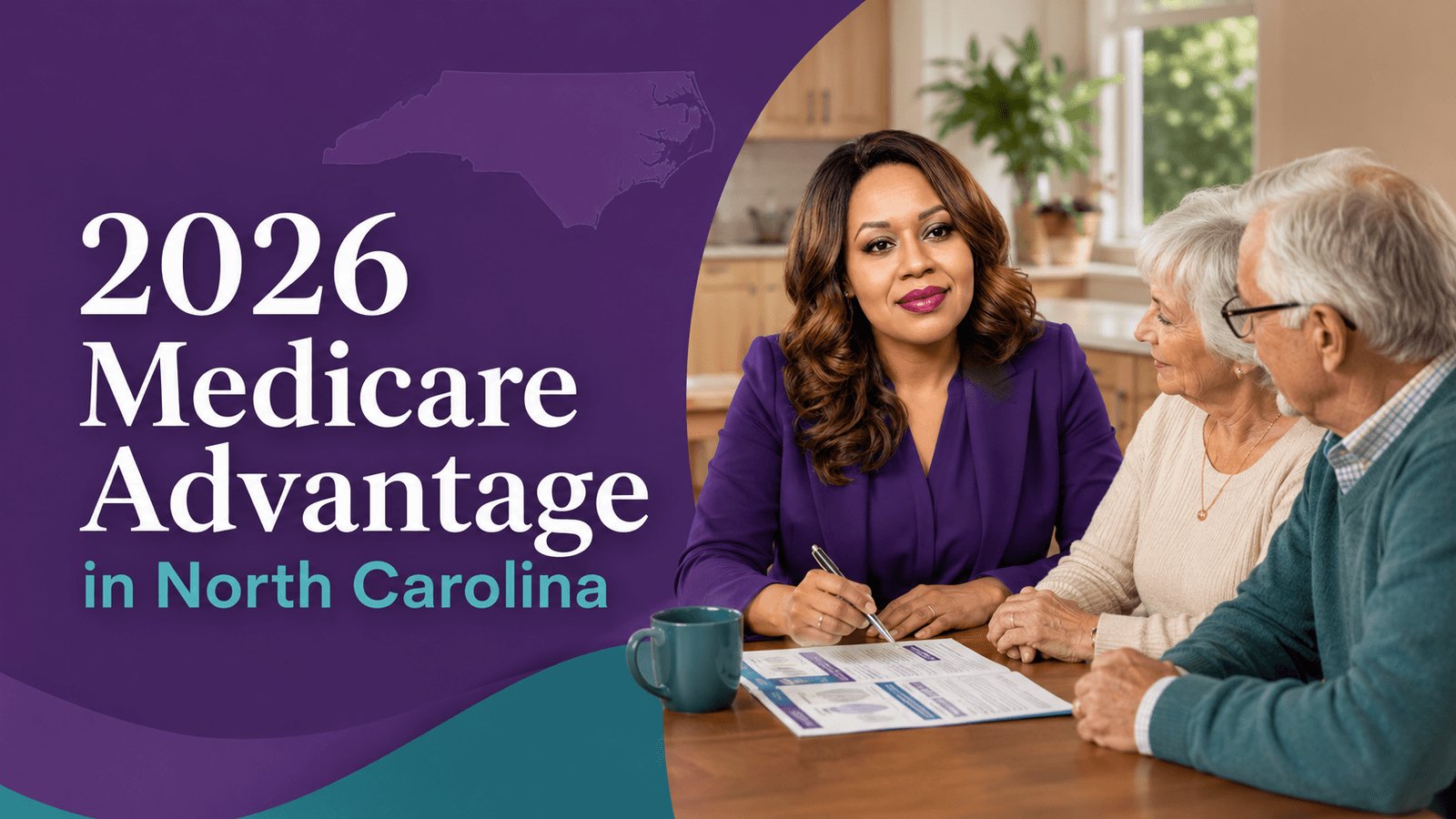 A Price Services Group Medicare advisor helping a senior client review 2026 plan options in Clinton, NC